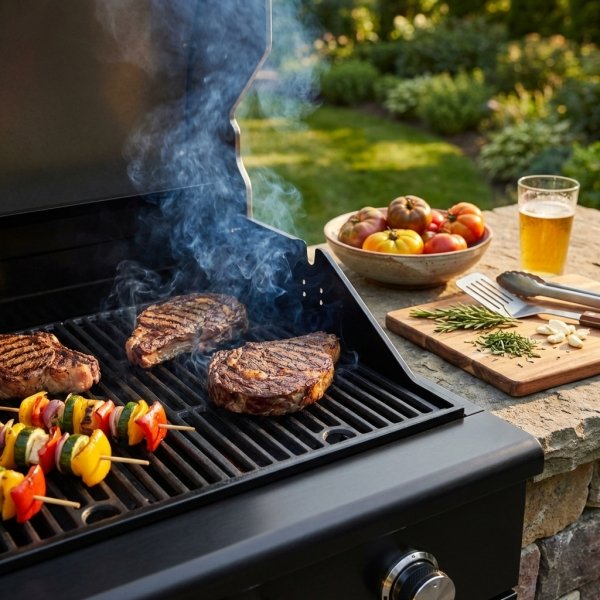 Griglia rettangolare in ghisa per barbecue da esterno 35x41,5 cm - SELENVIA