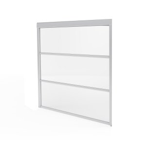 Parete Laterale in PVC Trasparente per Pergola Bioclimatica 270x9x238 cm - ALULNOR Parete Laterale in PVC Trasparente per Pergola Bioclimatica 270x9x238 cm - ALULNOR