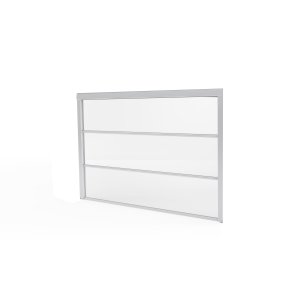 Parete laterale in PVC trasparente ad azionamento manuale per pergola bioclimatica 370x238 cm - ISULVEX Parete laterale in PVC trasparente ad azionamento manuale per pergola bioclimatica 370x238 cm - ISULVEX