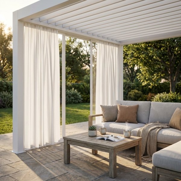 Tenda interna per pergola bioclimatica lato 3 metri 270x238 cm - YORELMAR