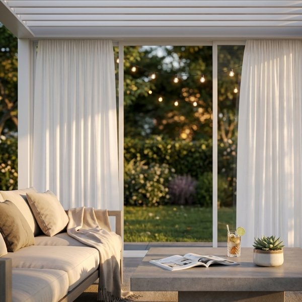 Tenda interna per pergola bioclimatica lato 3 metri 270x238 cm - YORELMAR
