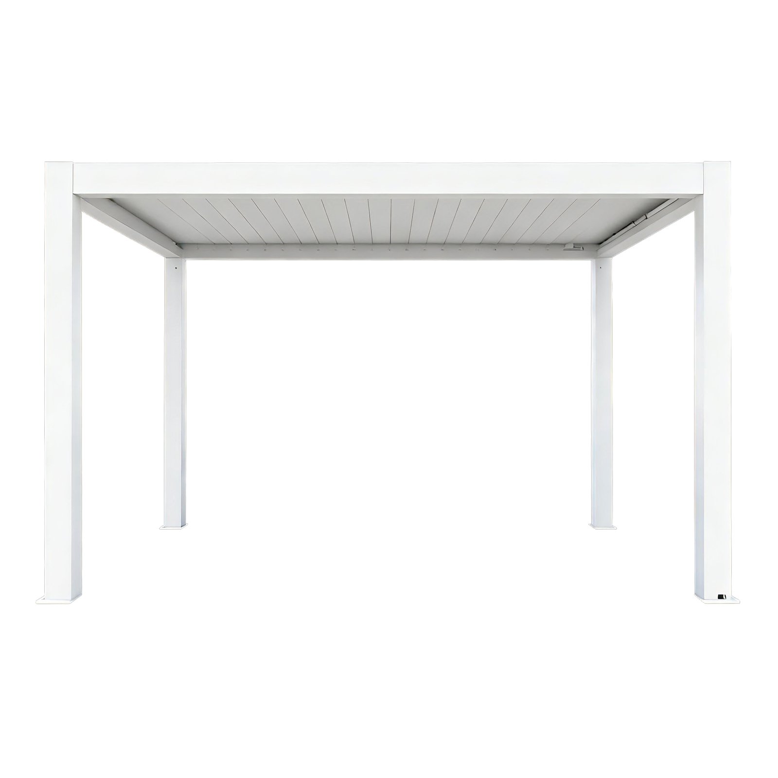 Pergola Bioclimatica in Alluminio con Lamelle Frangisole Motorizzate 300x300x250 cm - RALARON Pergola Bioclimatica in Alluminio con Lamelle Frangisole Motorizzate 300x300x250 cm - RALARON