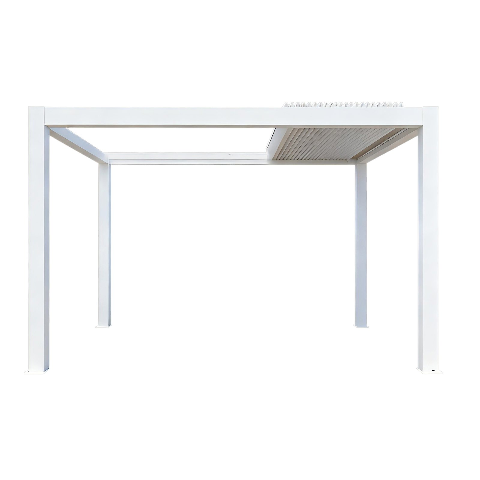 Pergola Bioclimatica in Alluminio con Lamelle Frangisole Motorizzate 300x300x250 cm - RALARON Pergola Bioclimatica in Alluminio con Lamelle Frangisole Motorizzate 300x300x250 cm - RALARON