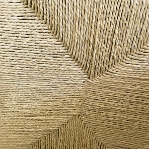 Comodino in legno con cassetto e anta intrecciata 34x25x64 cm naturale - PERONNOR Comodino in legno con cassetto e anta intrecciata 34x25x64 cm naturale - PERONNOR