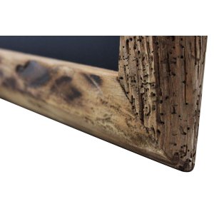 Lavagna in legno di pino riciclato 50,5x3,5x70,5 cm marrone rustica - PINE