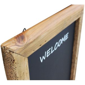 Lavagna in legno di pino riciclato 50,5x3,5x70,5 cm marrone rustica - PINE