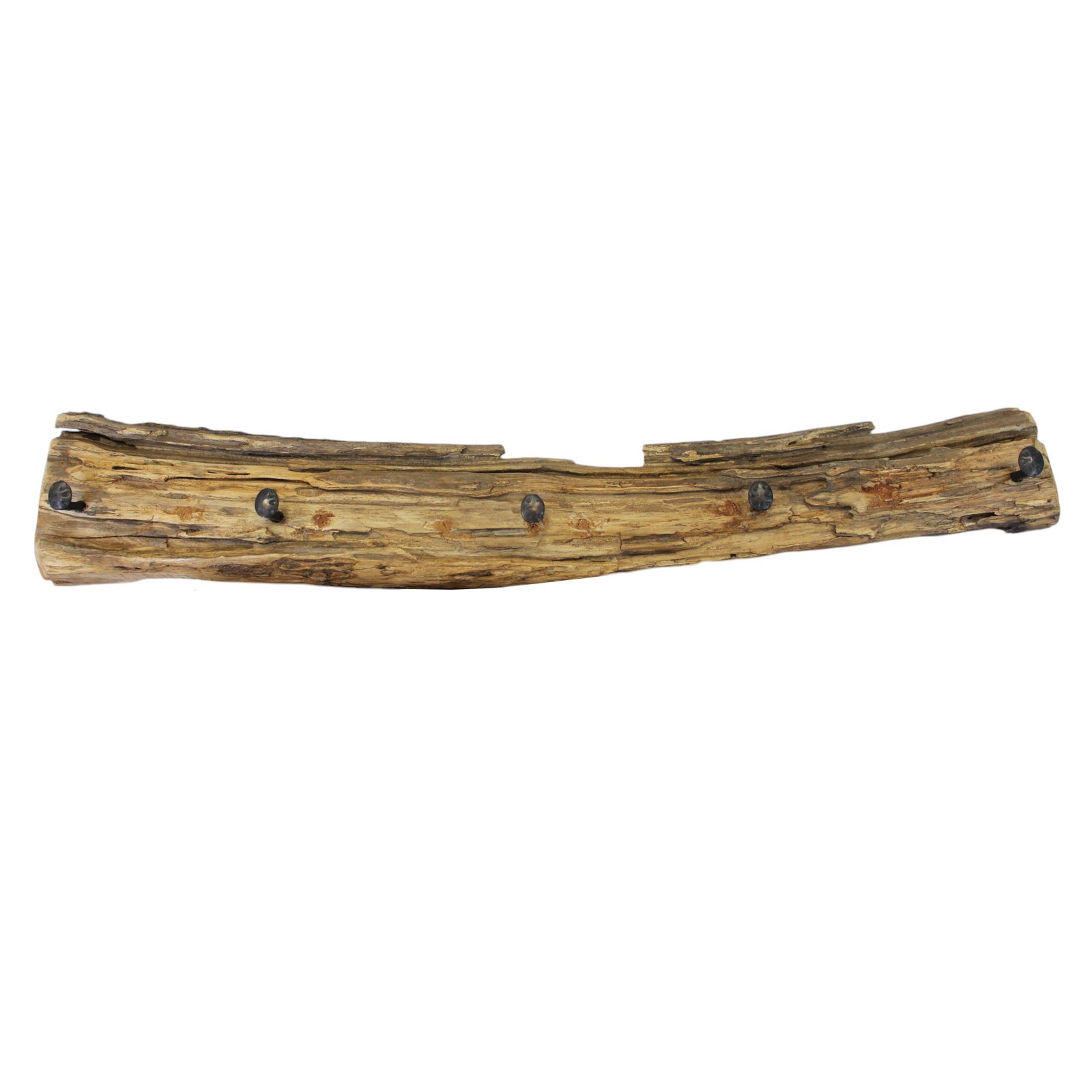 Appendiabiti da Parete in Legno di Teak con Ganci 90x8x12 cm - MARURMOND Appendiabiti da Parete in Legno di Teak con Ganci 90x8x12 cm - MARURMOND