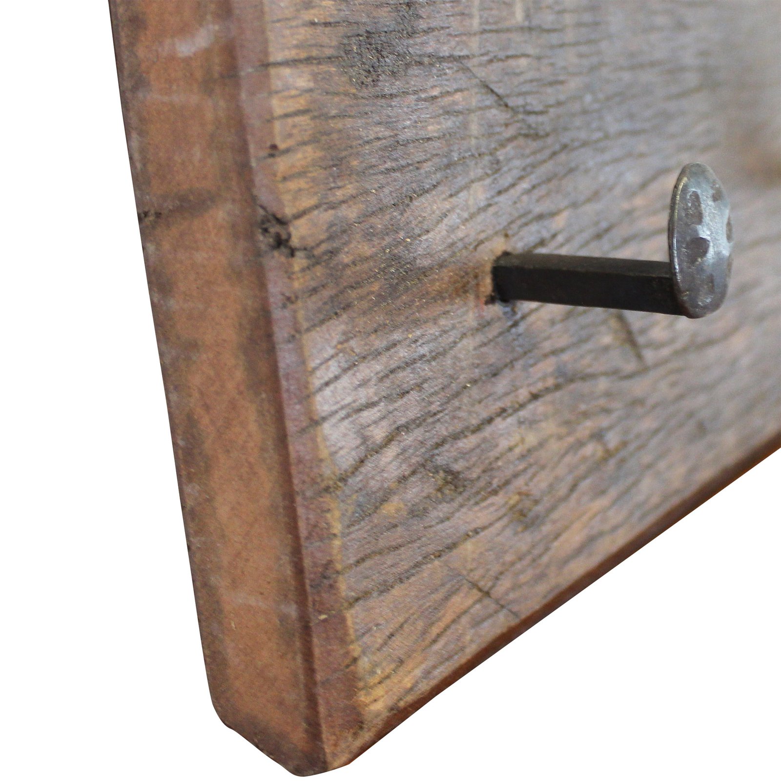 Appendiabiti da parete in legno riciclato stile industriale rustico 60x8x15 cm - ALUVIA Appendiabiti da parete in legno riciclato stile industriale rustico 60x8x15 cm - ALUVIA
