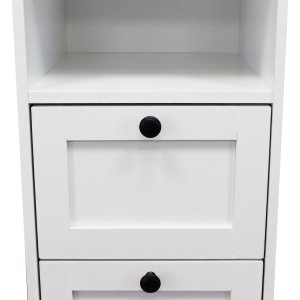 Mobiletto da bagno in legno con vano a giorno e 3 cassetti 81,5x30x30 cm - ZELULCUS Mobiletto da bagno in legno con vano a giorno e 3 cassetti 81,5x30x30 cm - ZELULCUS