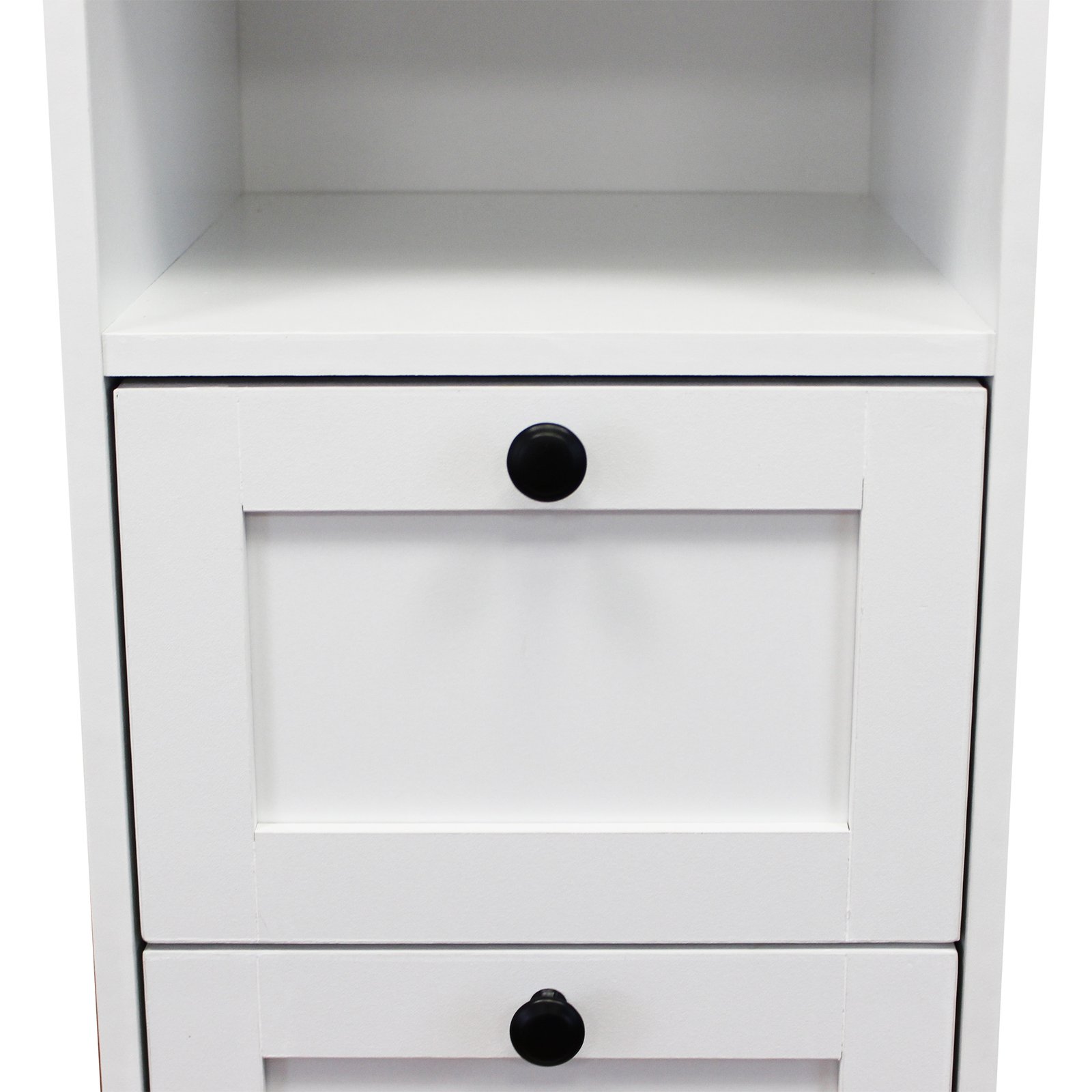 Mobiletto da bagno in legno con vano a giorno e 3 cassetti 81,5x30x30 cm - ZELULCUS Mobiletto da bagno in legno con vano a giorno e 3 cassetti 81,5x30x30 cm - ZELULCUS