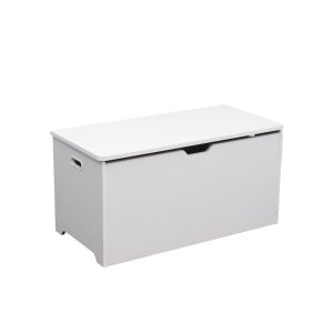 Baule portagiochi in legno per bambini con coperchio 78x38x40 cm - HELUVEN