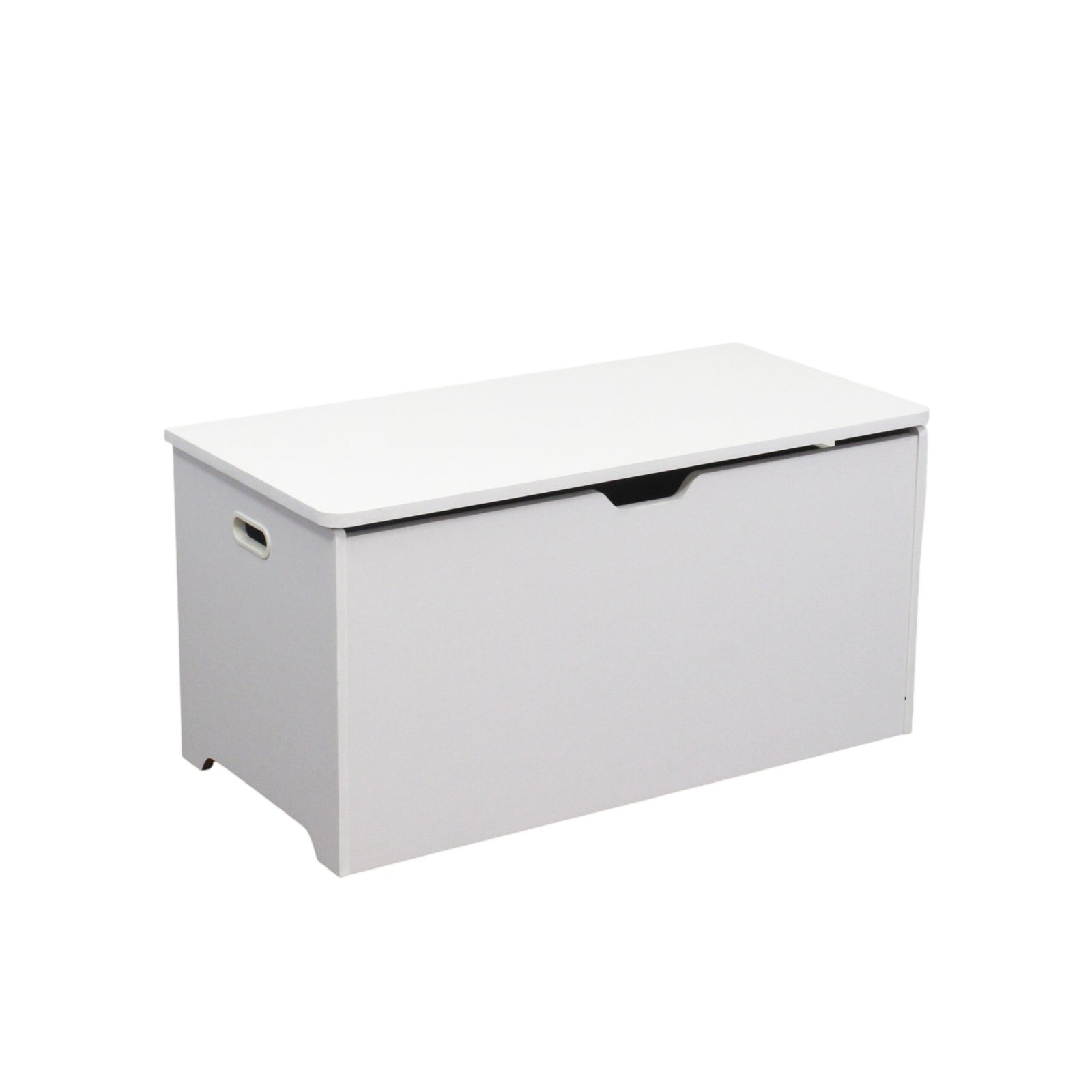 Baule portagiochi in legno per bambini con coperchio 78x38x40 cm - HELUVEN