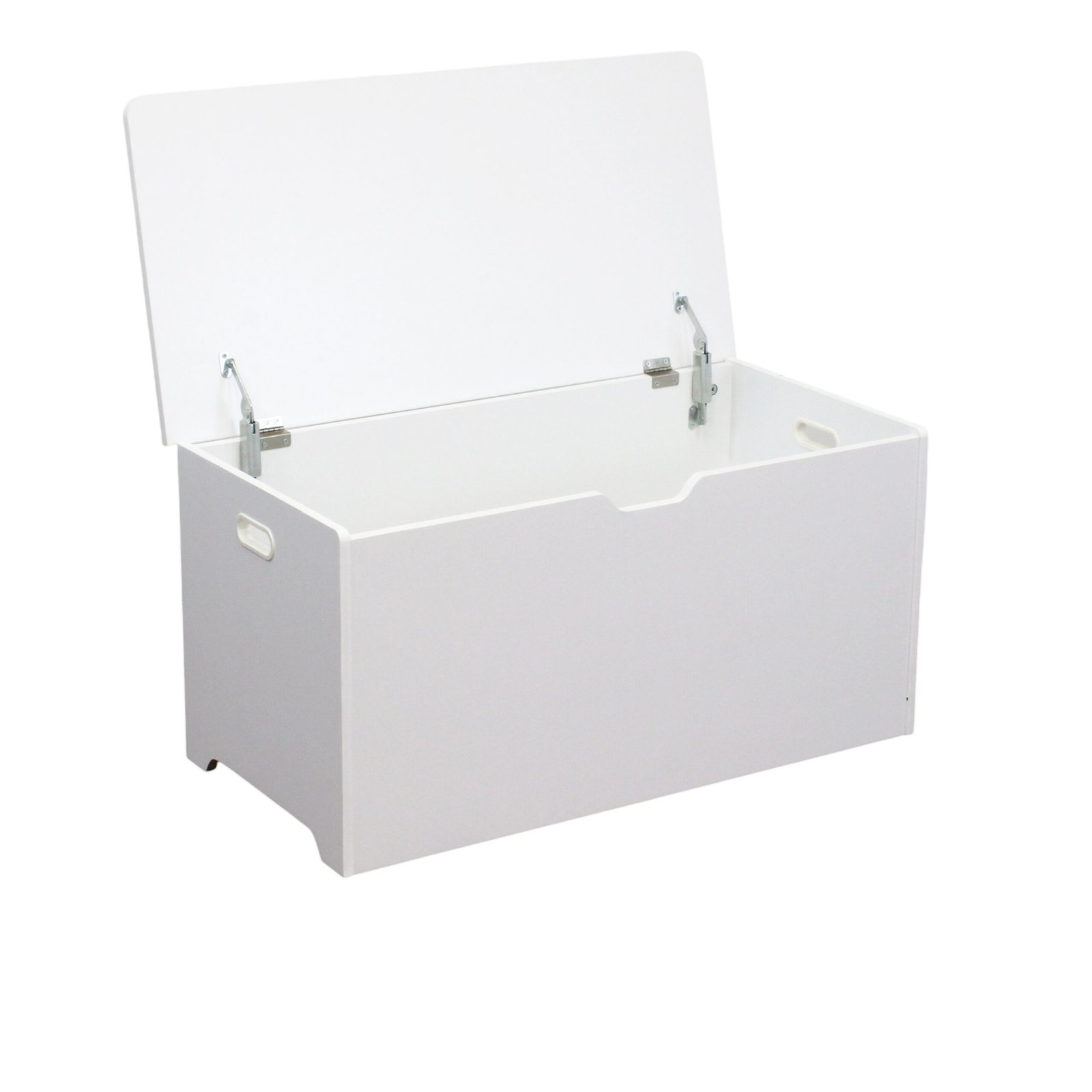 Baule portagiochi in legno per bambini con coperchio 78x38x40 cm - HELUVEN