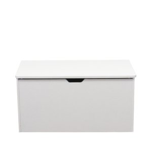 Baule portagiochi in legno per bambini con coperchio 78x38x40 cm - HELUVEN