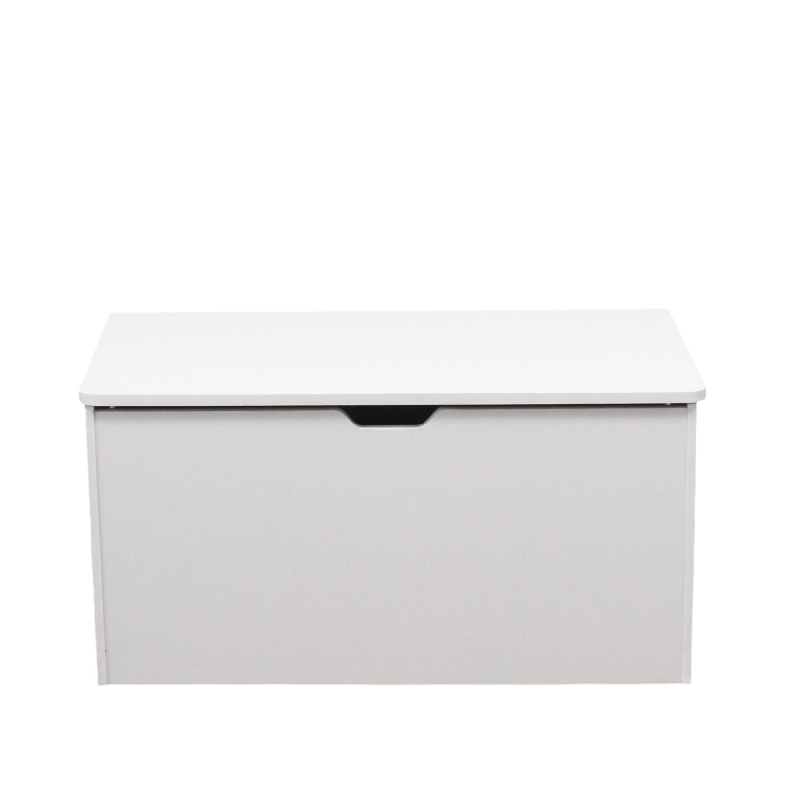 Baule portagiochi in legno per bambini con coperchio 78x38x40 cm - HELUVEN