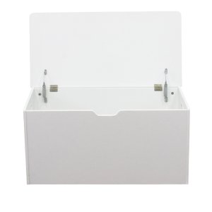 Baule portagiochi in legno per bambini con coperchio 78x38x40 cm - HELUVEN