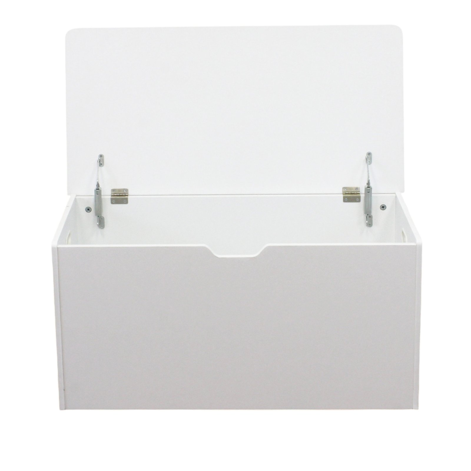 Baule portagiochi in legno per bambini con coperchio 78x38x40 cm - HELUVEN