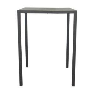 Tavolo alto da bar autolivellante da esterno 70x70x110 cm antracite - ZELALIA Tavolo alto da bar autolivellante da esterno 70x70x110 cm antracite - ZELALIA