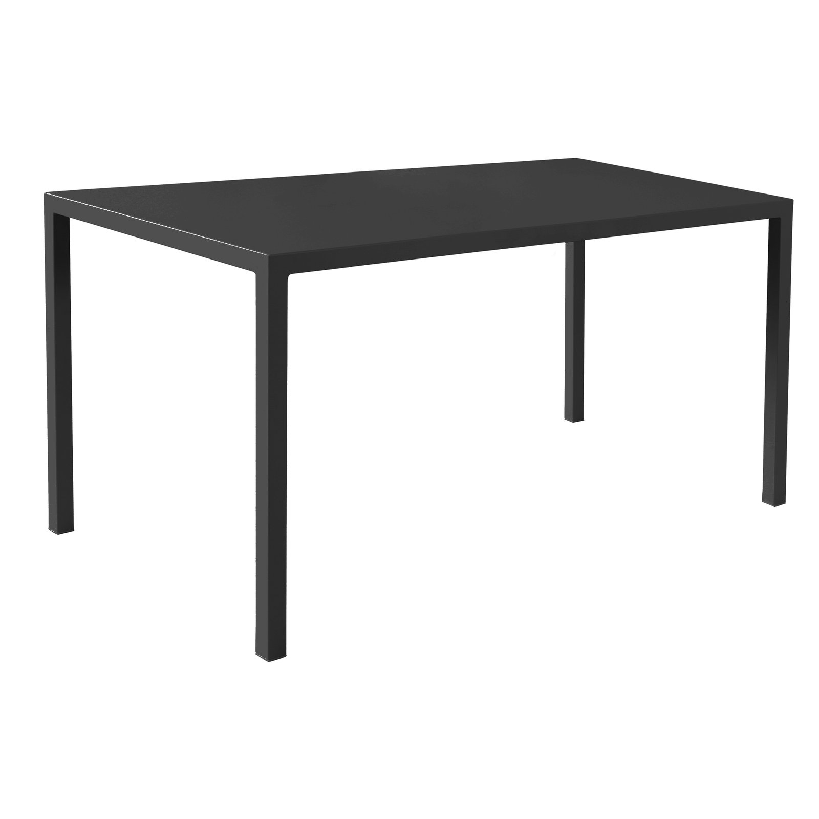 Tavolo da esterno in alluminio autolivellante 60x80 cm antracite - ZELALIA Tavolo da esterno in alluminio autolivellante 60x80 cm antracite - ZELALIA