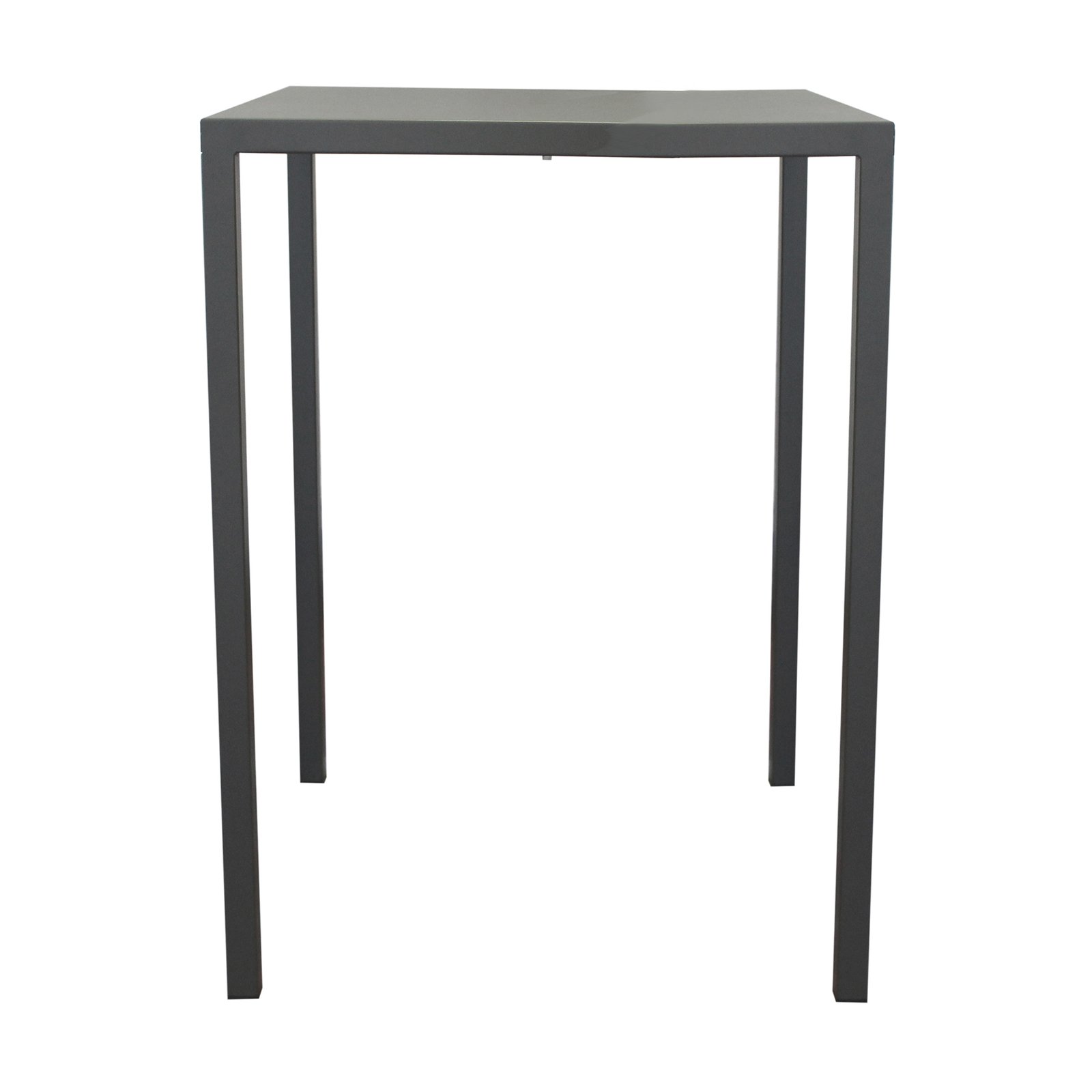 Tavolo bar da esterno autolivellante in alluminio antracite 60x80 h110 cm - ZELALIA Tavolo bar da esterno autolivellante in alluminio antracite 60x80 h110 cm - ZELALIA