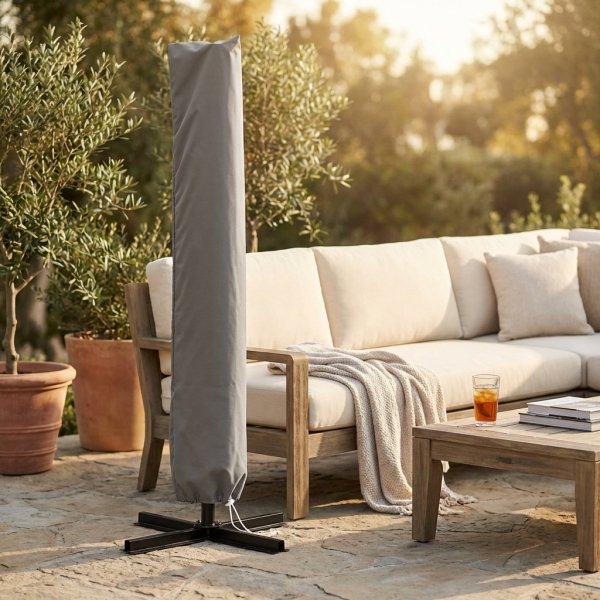 Telo di copertura per ombrellone da giardino 4x4 m - KALUNMAR