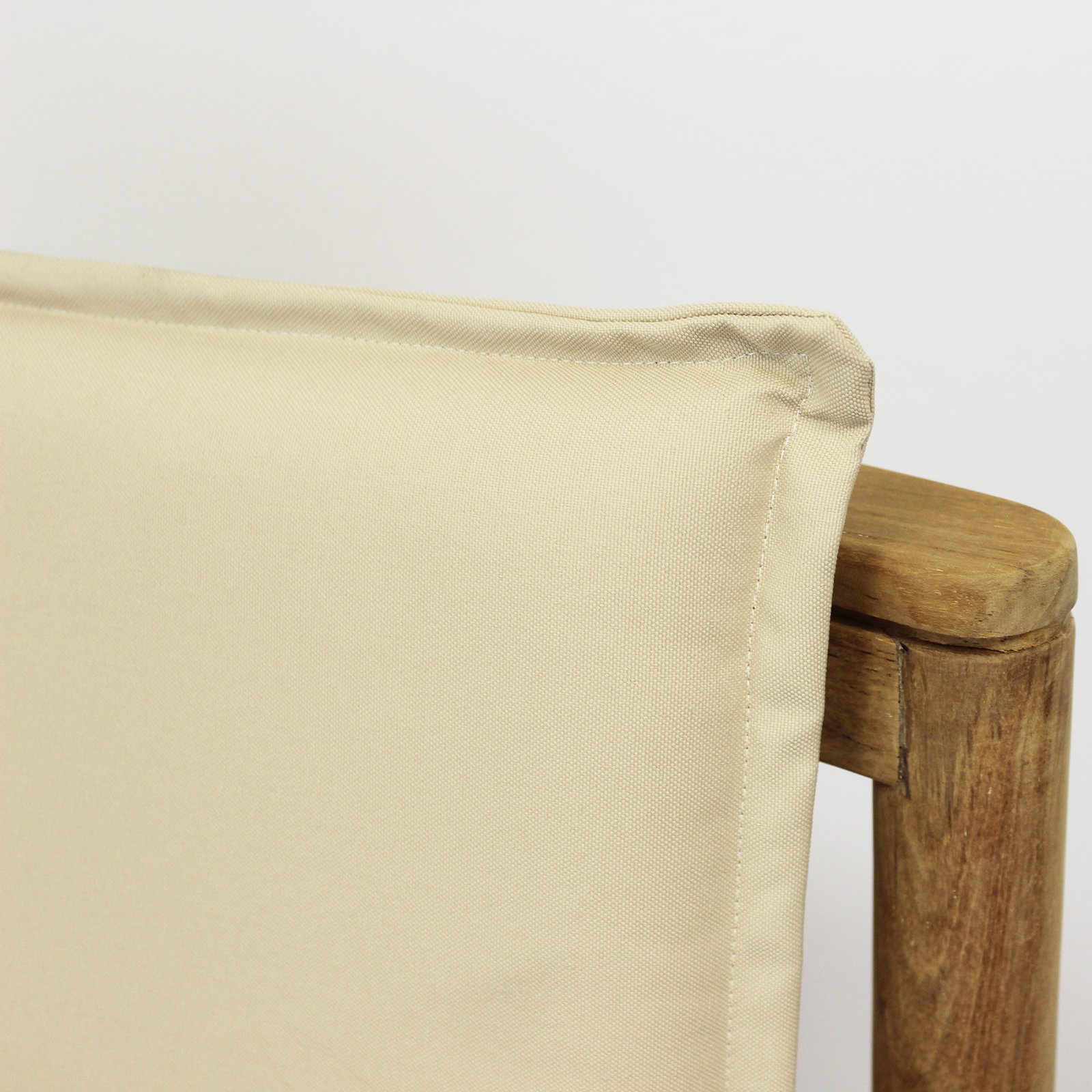 Poltrona da giardino impilabile in teak con cuscini 59x60x80 cm - TORURVEX Poltrona da giardino impilabile in teak con cuscini 59x60x80 cm - TORURVEX