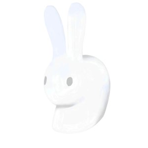Lampada coniglio grande luminosa RGB da esterno ricaricabile USB cm 39x68x79 - SELITHAS