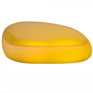 Divano luminoso da esterno RGB con telecomando ricaricabile USB cm 180x88x86 - HELULUNA