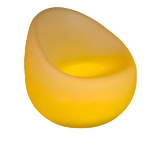 Poltrona luminosa RGB da esterno ricaricabile USB cm 75x75x70 - ISITHAS