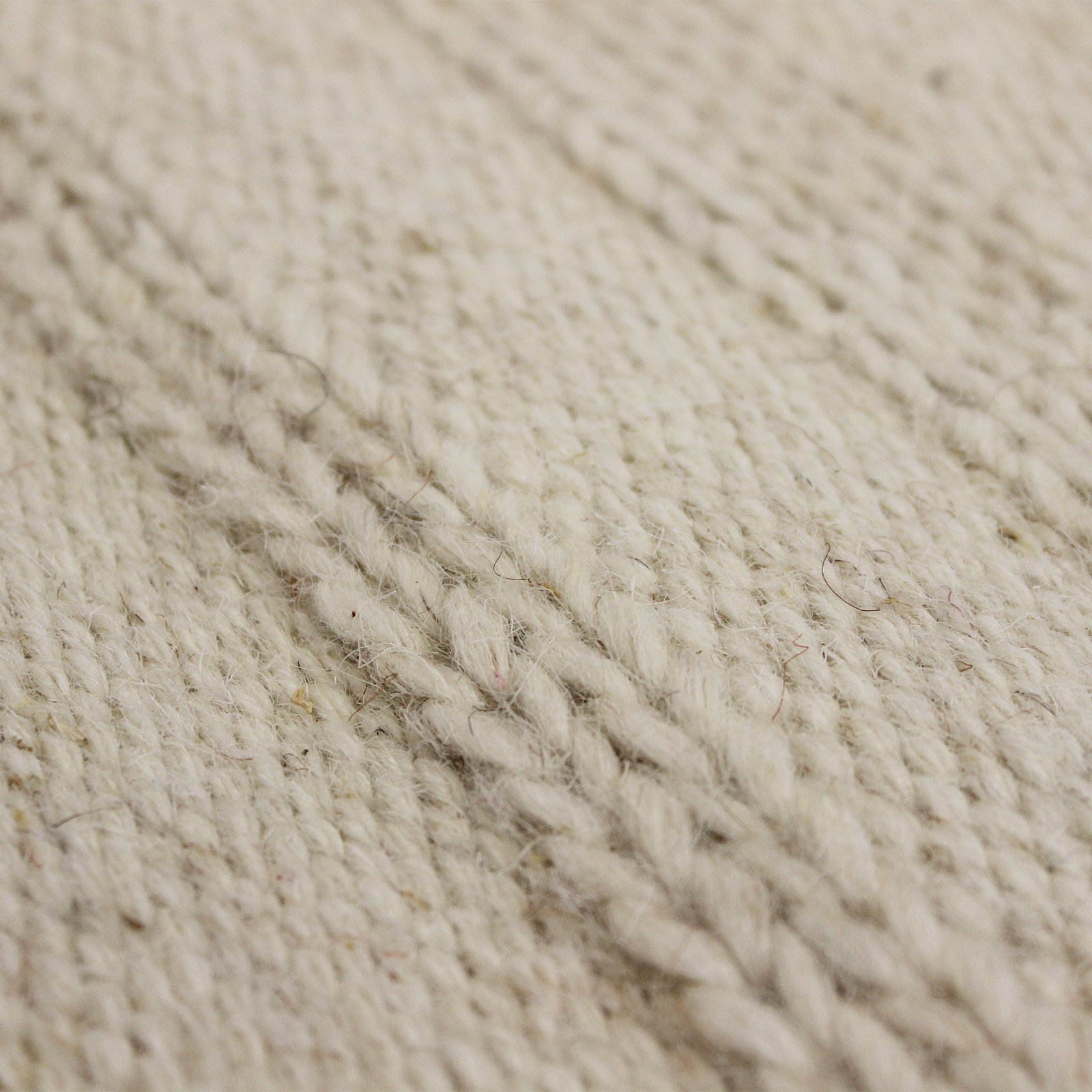 Tappeto in lana avorio a righe 120x180 cm per soggiorno - RALEVEX