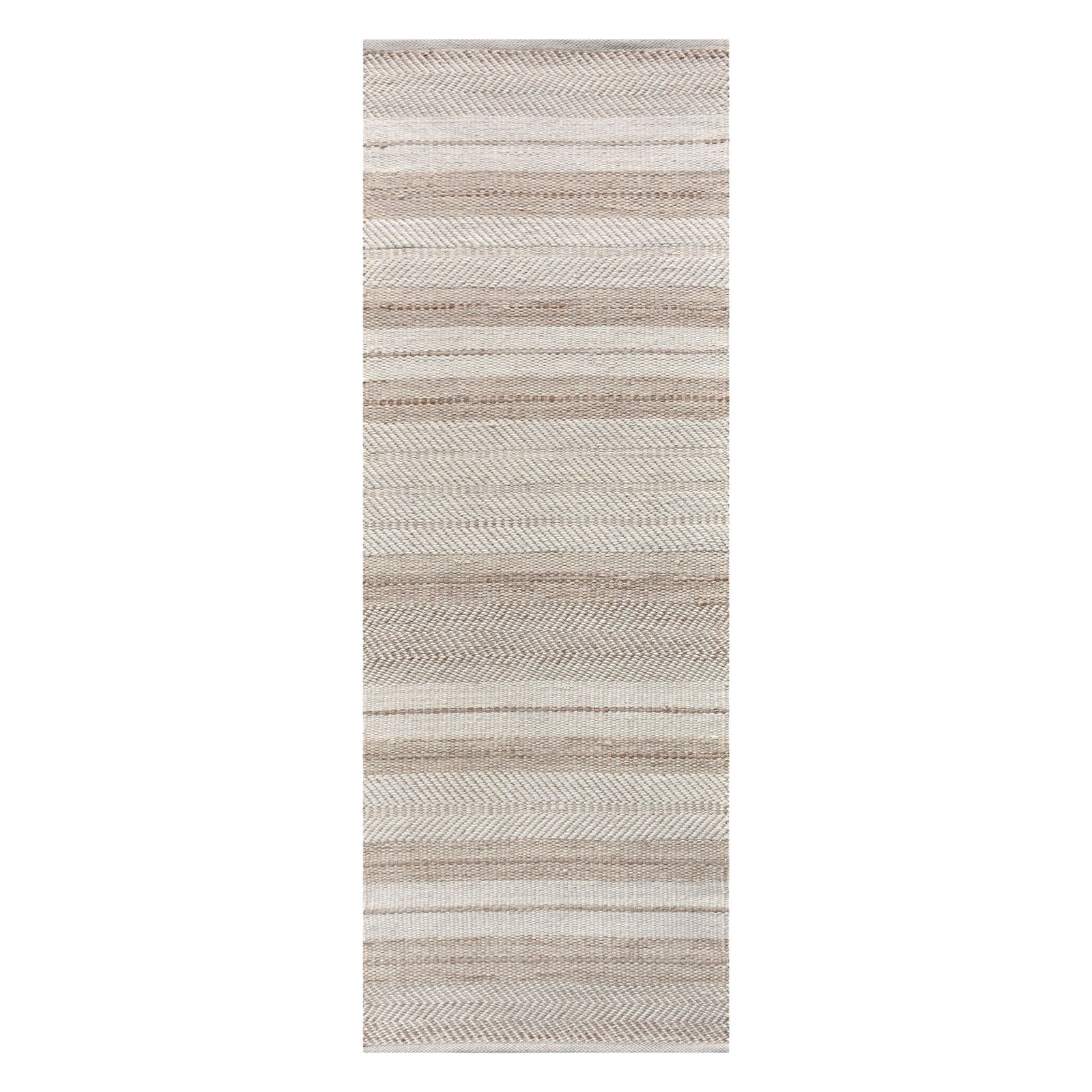 Tappeto in lana avorio con decoro geometrico 120x180 cm - KALOMIRA Tappeto in lana avorio con decoro geometrico 120x180 cm - KALOMIRA