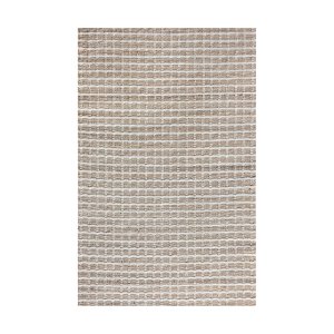 Tappeto in lana avorio a righe 160x230 cm per soggiorno - ALURON Tappeto in lana avorio a righe 160x230 cm per soggiorno - ALURON