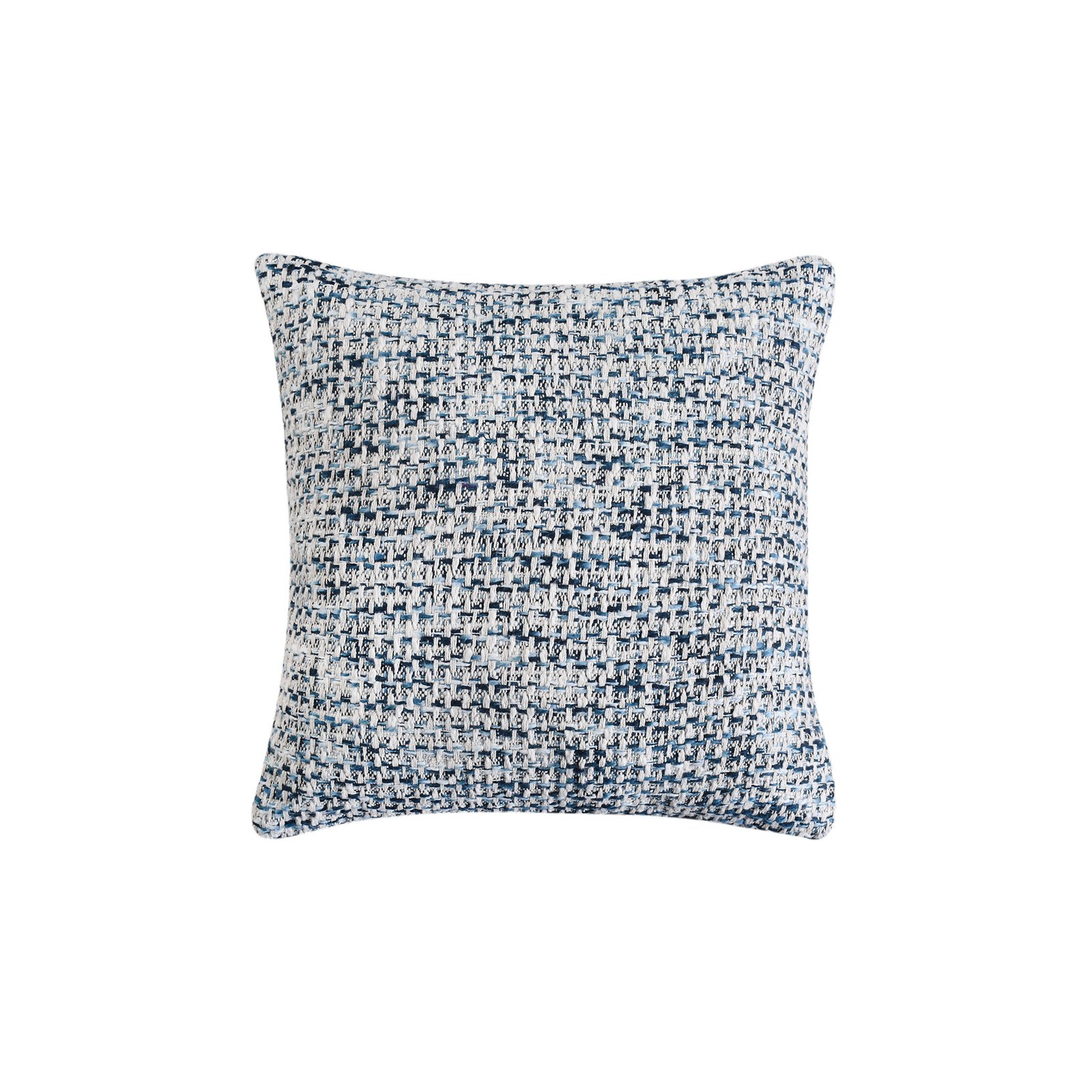 Cuscino decorativo in lana avorio con decoro intrecciato 45x45 cm - HELOLZIO Cuscino decorativo in lana avorio con decoro intrecciato 45x45 cm - HELOLZIO