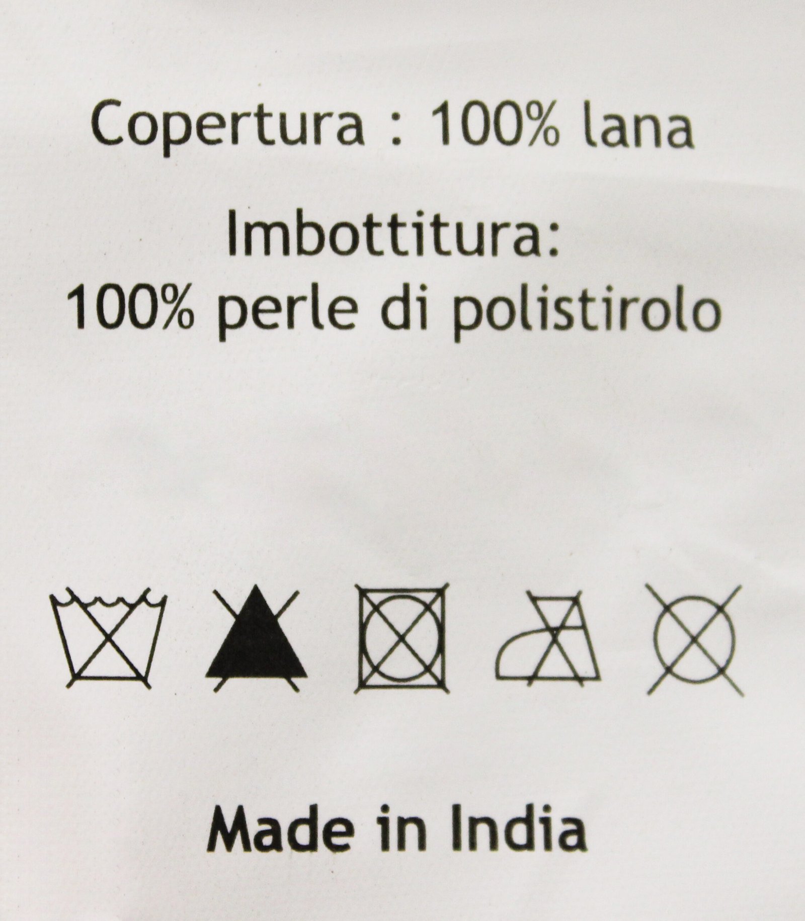 Pouf cubo in lana avorio con decoro a rilievo 40x40x40 cm - ULENZIO Pouf cubo in lana avorio con decoro a rilievo 40x40x40 cm - ULENZIO